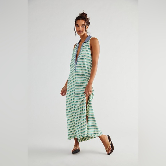 Free People Downtown Midi Dress . - Picture 7 of 7